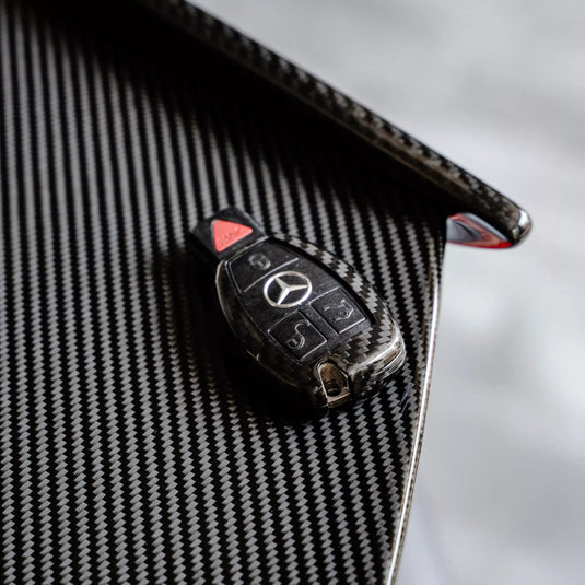 Real Carbon Fiber Car Key Covers