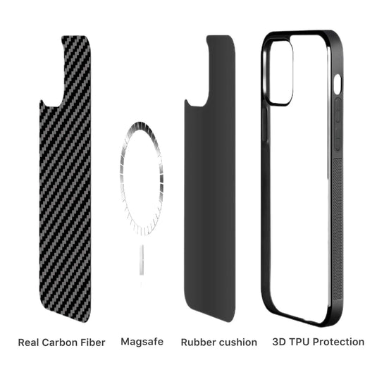 iPhone 13 Series Real Carbon Fiber Case