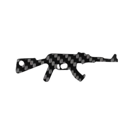 Real Carbon Fiber AK-47 Shaped Key Holder & Bottle Opener [Limited Edition]