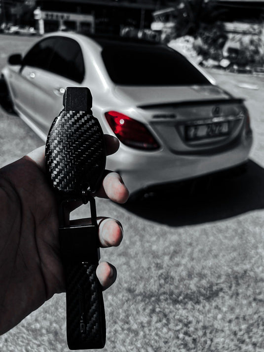 Real Carbon Fiber Mercedes Key Cover