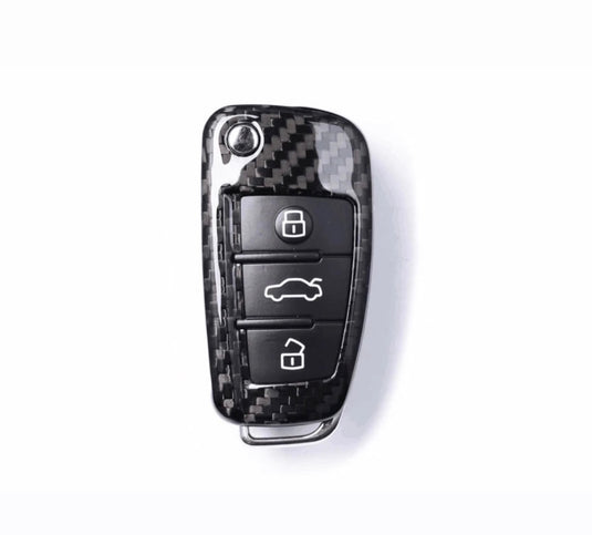 Real Carbon Fiber Audi Key Cover