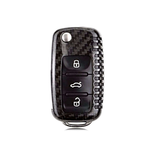 Real Carbon Fiber Volkswagen Key Cover